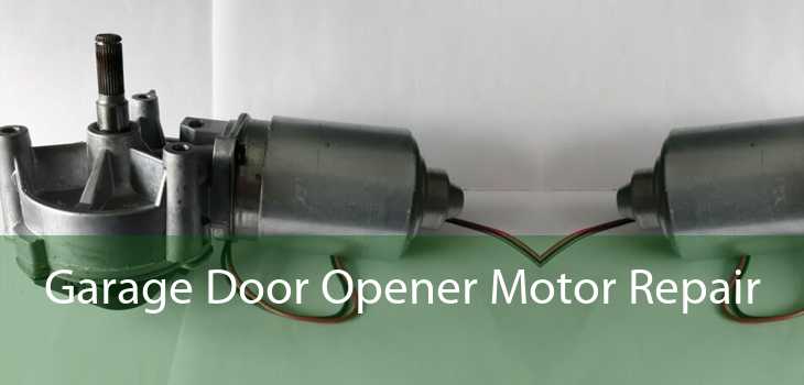 Garage Door Opener Motor Repair 
