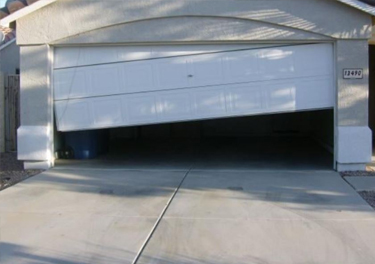 garage door off track repair in in Port Hueneme